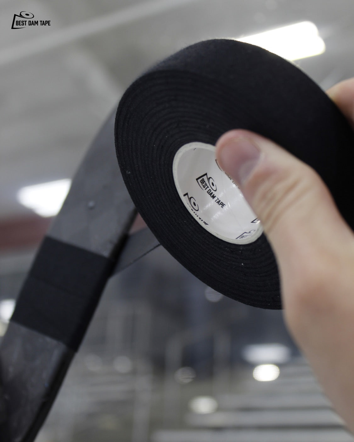 Best Dam Cloth Hockey Tape – Black 3 Pack (1" x 75 ft)