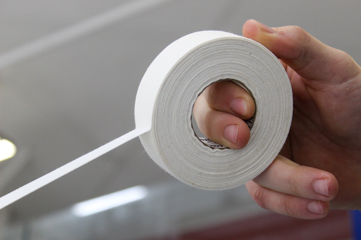 Best Dam Cloth Hockey Tape – White 3 Pack (1" x 75 ft)