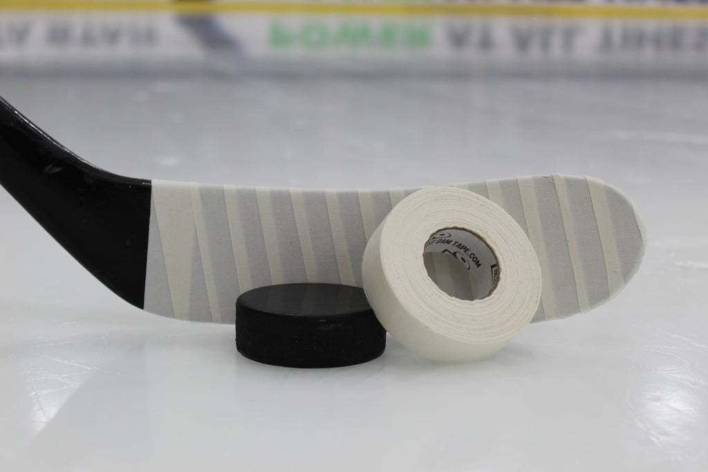 Best Dam Cloth Hockey Tape – White 3 Pack (1" x 75 ft)